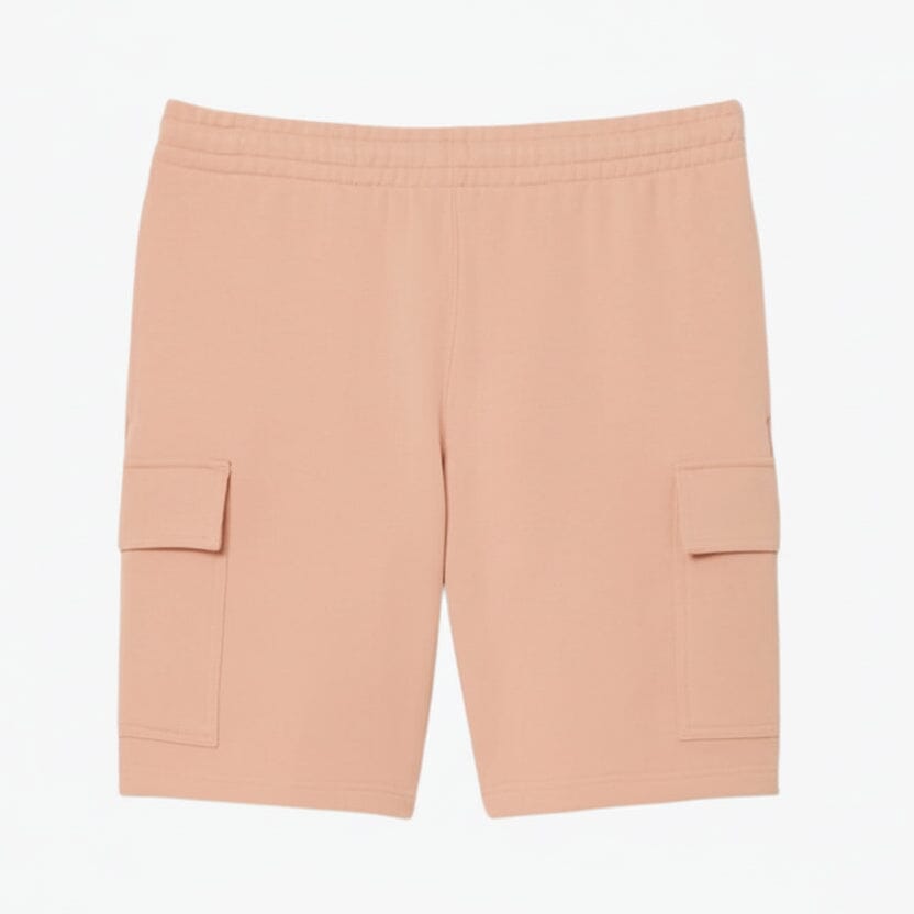 Cargo-Shorts aus Baumwollfleece Stiladel Rosa-beige S
