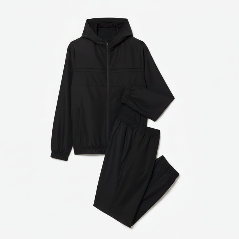 Diamond Taffeta Sport-Trainingsanzug Stiladel Schwarz S