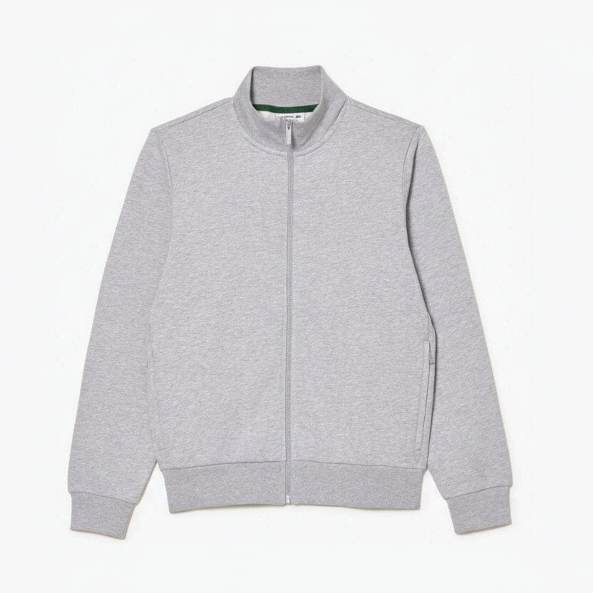 Fleece-Sweatshirt mit hohem Kragen und Reißverschluss Stiladel Grau S