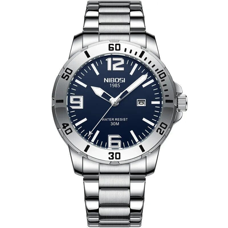 Nibosi Stiladel Blau Silber