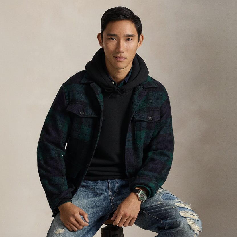 Polo Bear Fleece-Kapuzenpullover Stiladel