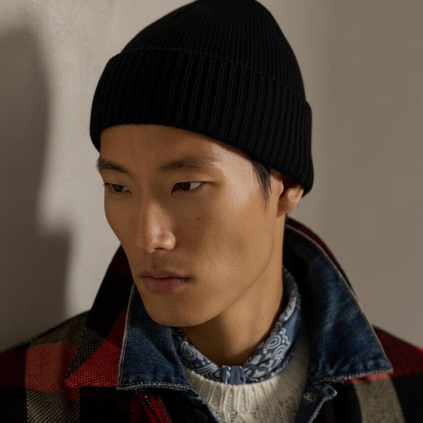 Polo Bear Rippstrick-Mütze Stiladel