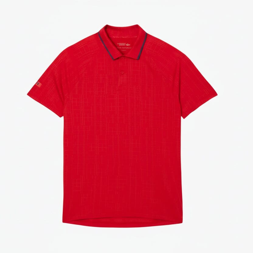 Tennis On Court Poloshirt Stiladel Rot S