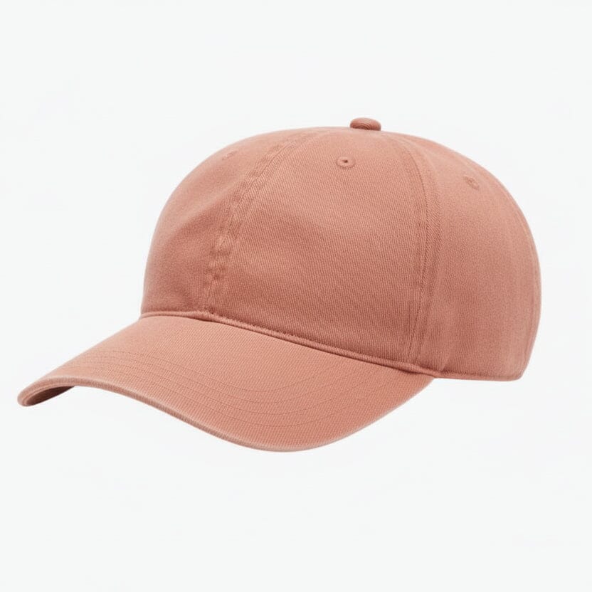 Washed Cotton Twill Cap Stiladel Terrakottabraun