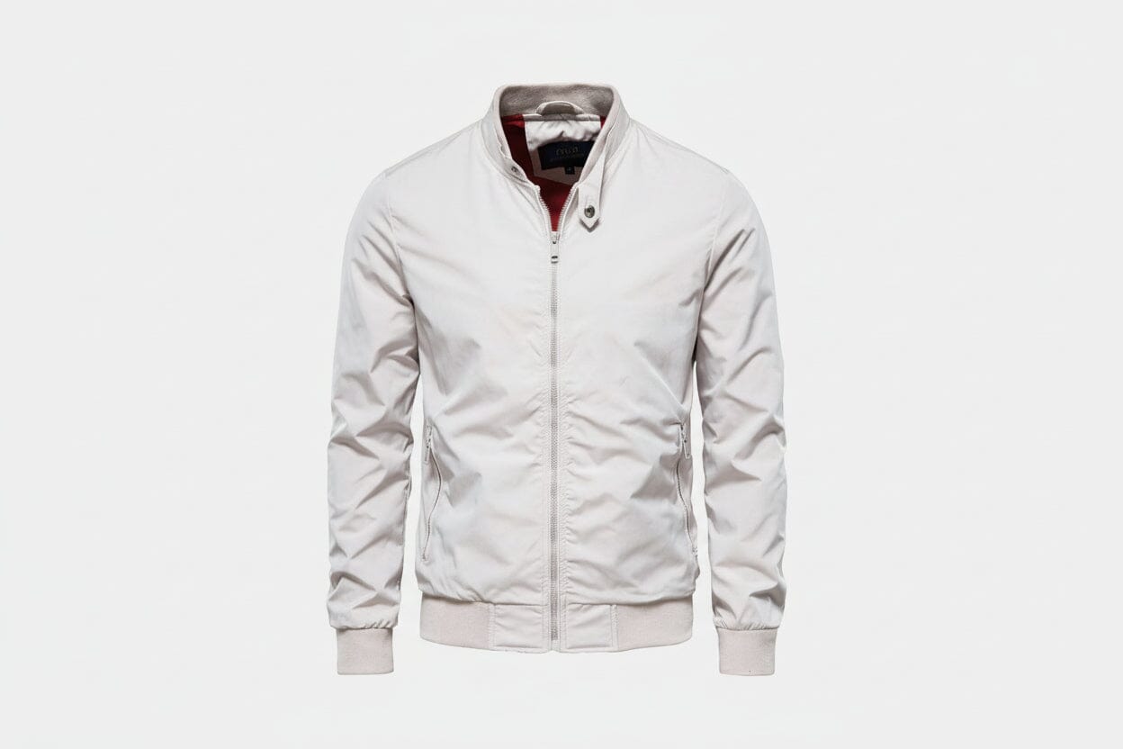 Bomber Klassische Bomberjacke Stiladel Weiß S 