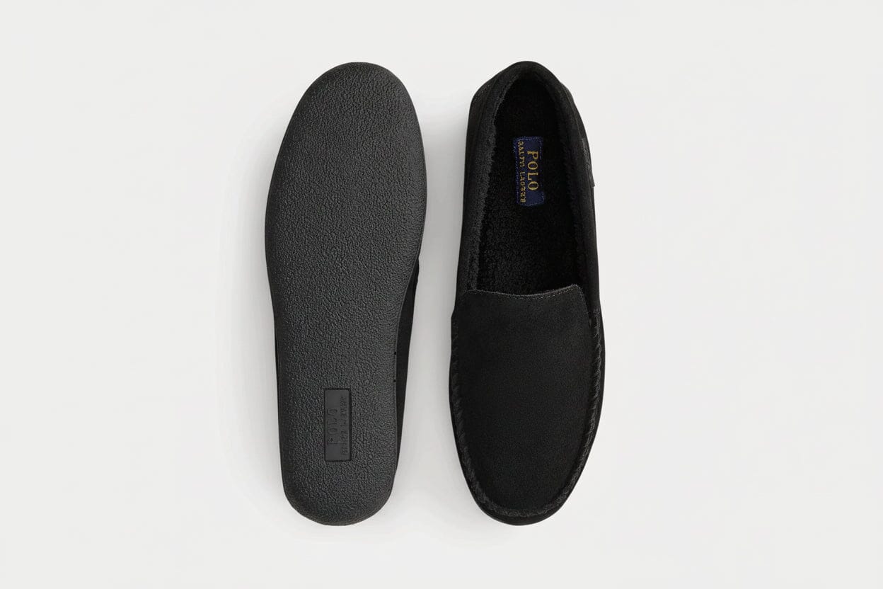 Brenan Polo Bear Wildleder-Slipper Stiladel 