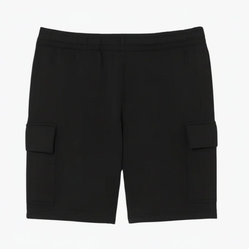 Cargo-Shorts aus Baumwollfleece Stiladel Schwarz S 