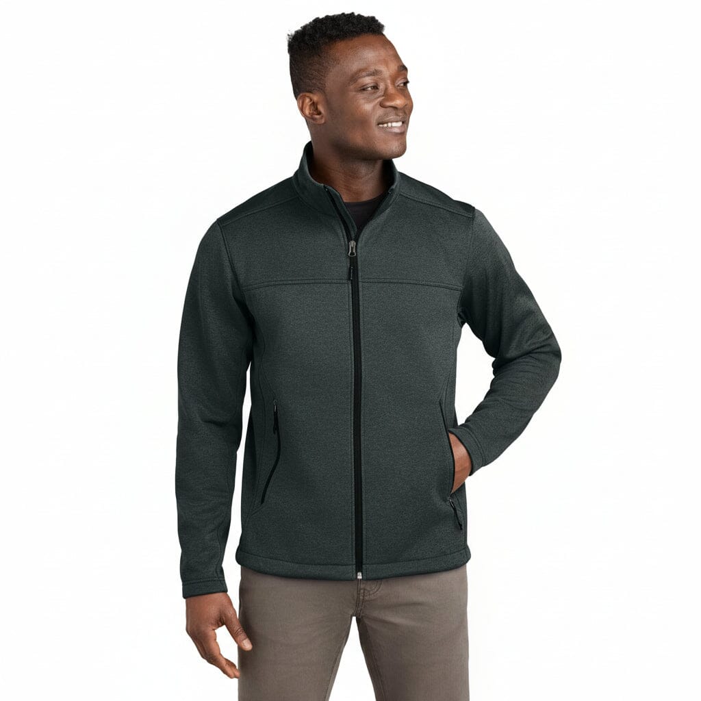 Chest Logo Ridgewall Softshelljacke Stiladel Dunkelgrau meliert S 