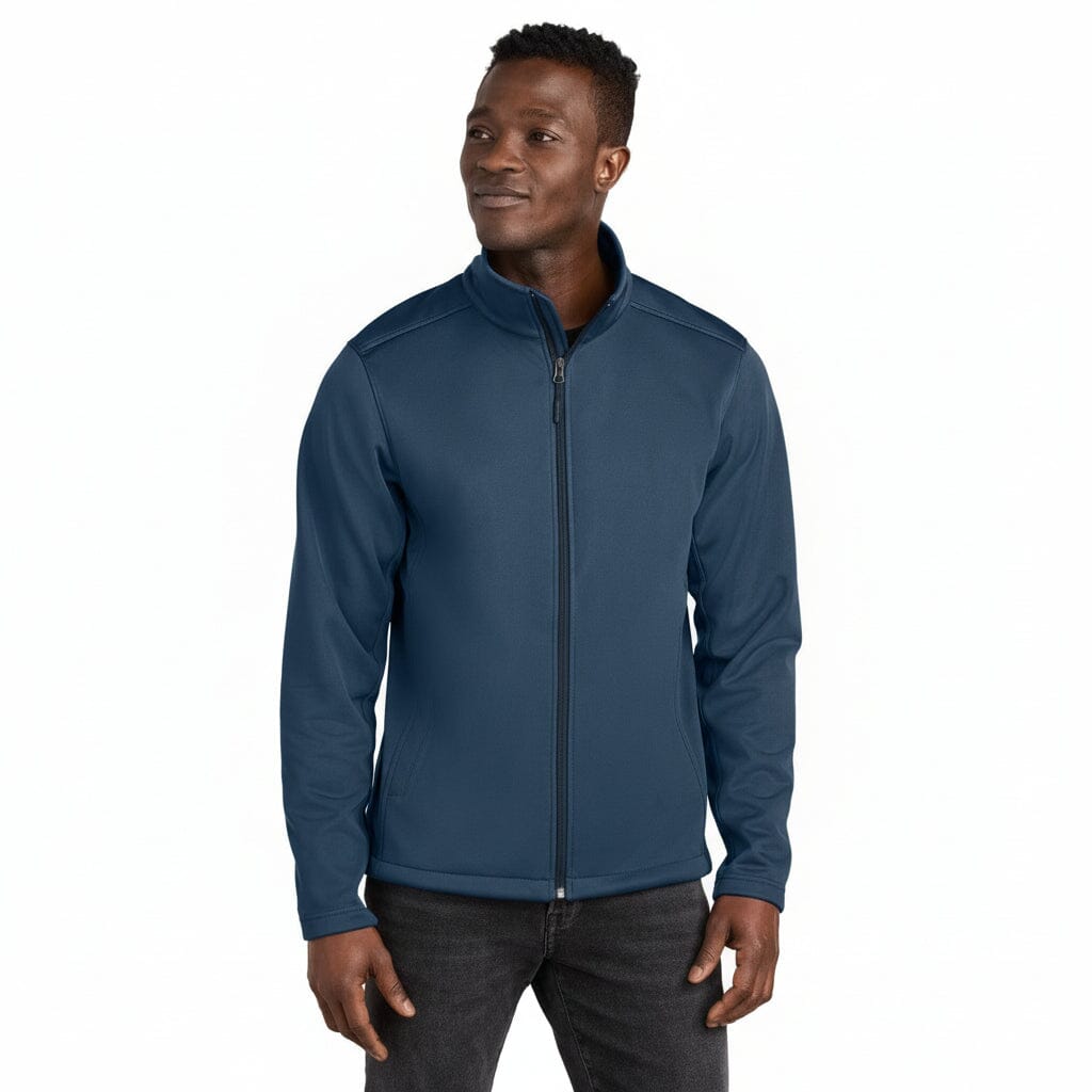 Chest Logo Ridgewall Softshelljacke Stiladel Schattiges Blau S 