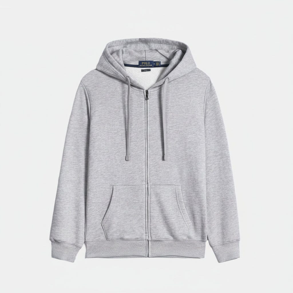 Classic Essential Baumwoll-Hoodie Stiladel Grau S 