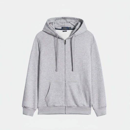 Classic Essential Baumwoll-Hoodie Stiladel Grau S 