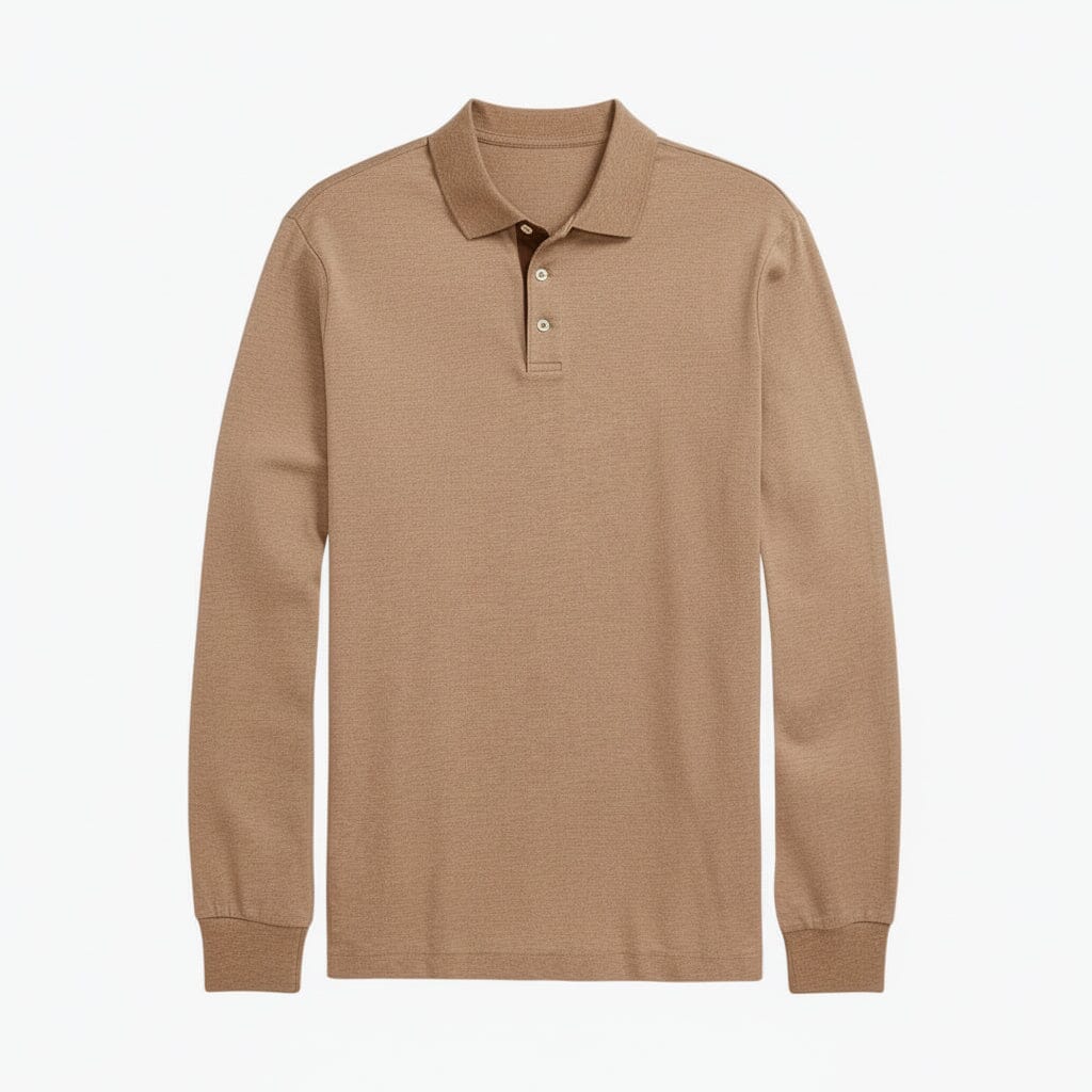 Classic Fit Poloshirt aus weicher Baumwolle Stiladel Graue Wolkenheide S 