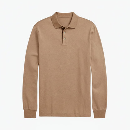 Classic Fit Poloshirt aus weicher Baumwolle Stiladel Graue Wolkenheide S 