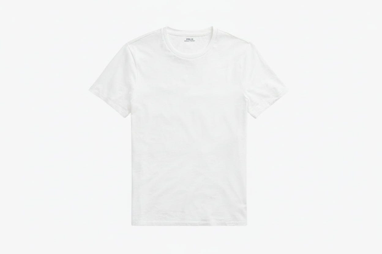 Custom Slim Fit Jersey Rundhals-T-Shirt Stiladel Weiß S 