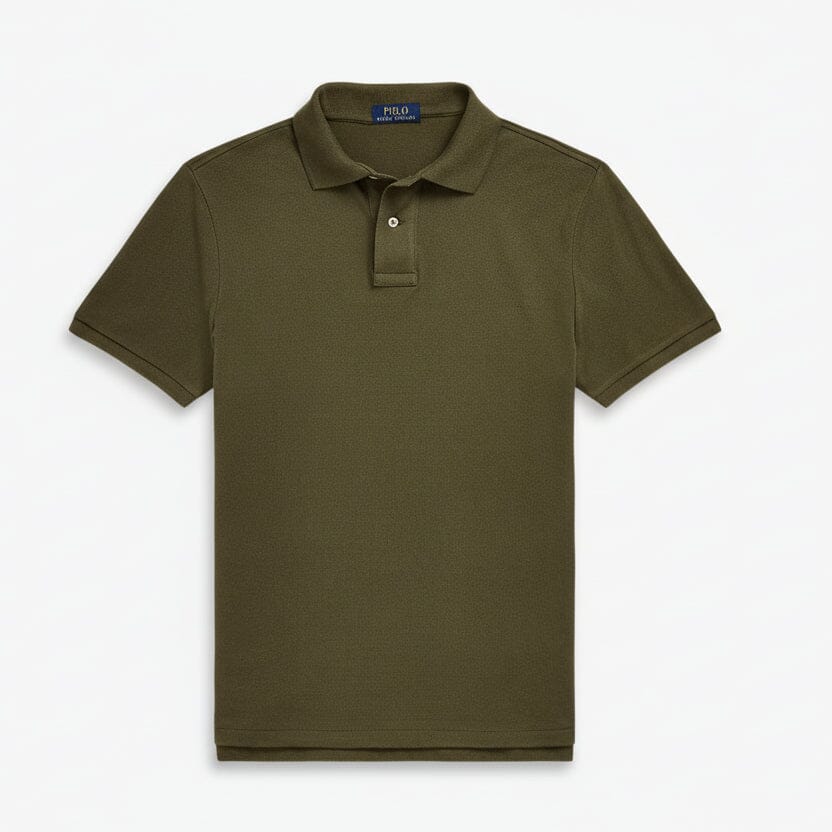 Das ikonische Mesh-Poloshirt Stiladel Canopy Olive S 