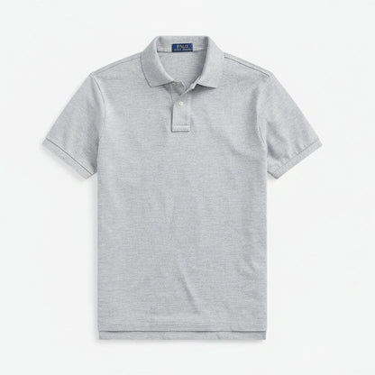 Das ikonische Mesh-Poloshirt Stiladel Heather/Navy S 