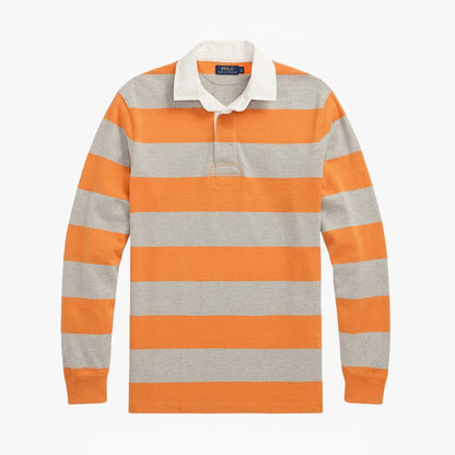 Das legendäre Rugby-Shirt Stiladel Bedford Orange/Heather S 