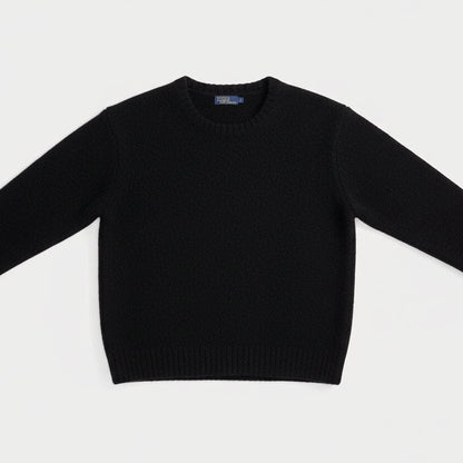 Der RL & Ricky Smoking-Bärenpullover Stiladel Schwarz S 