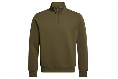 Doppelstrick-Rollkragenpullover Stiladel Olive S 