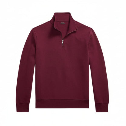 Doppelstrick-Rollkragenpullover Stiladel Wein S 