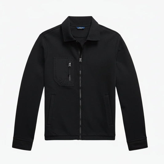 Doppelstrickjacke Stiladel Schwarz S 