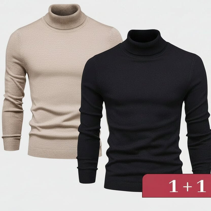 Double Elegance Rollkragenpullover – 1 kaufen, 1 gratis dazu Stiladel 