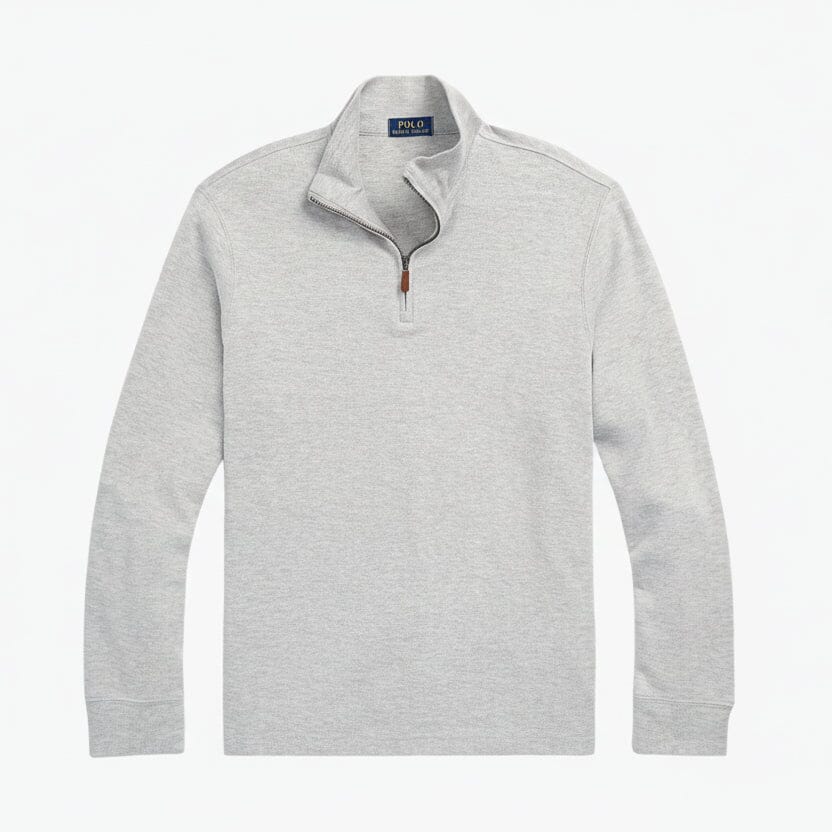 Estate-Rib Quarter-Zip Pullover Stiladel Andover Heather S 