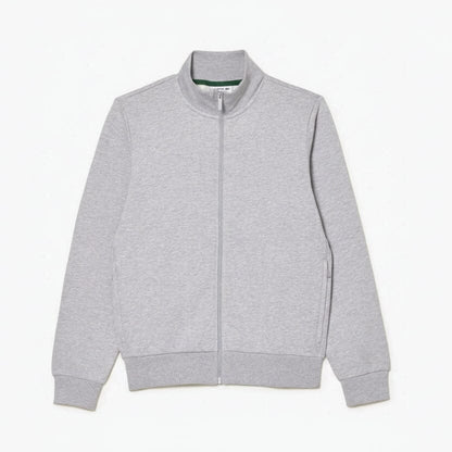 Fleece-Sweatshirt mit hohem Kragen und Reißverschluss Stiladel Grau S 