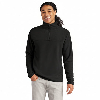 Glacier 1/4-Zip Fleece Stiladel Schwarz S 