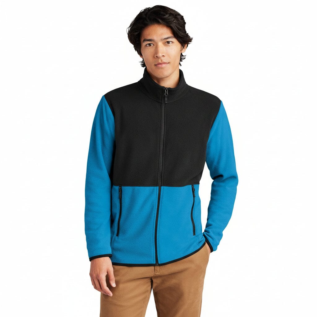 Glacier Fleecejacke mit durchgehendem Reißverschluss Stiladel Hero Blue/ Black S 
