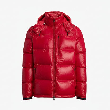 Gorham Daunenjacke mit Glanzfinish Stiladel Rot glänzend S 