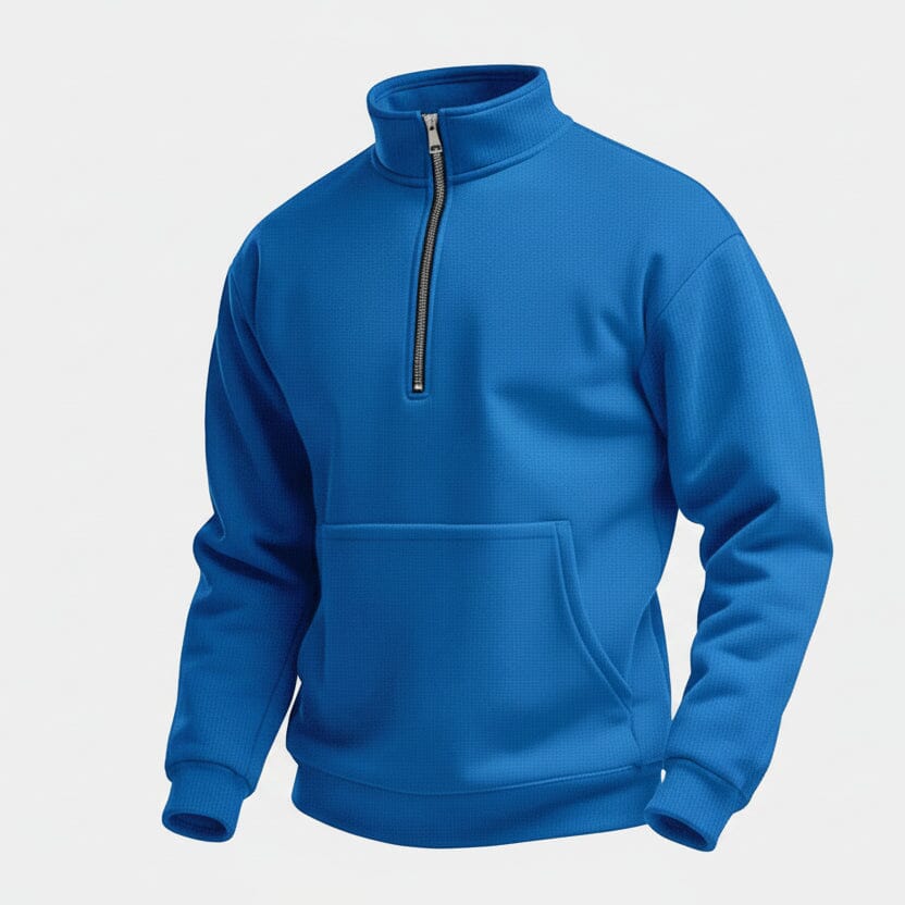 Half Zip Sweater Stiladel Blau S 