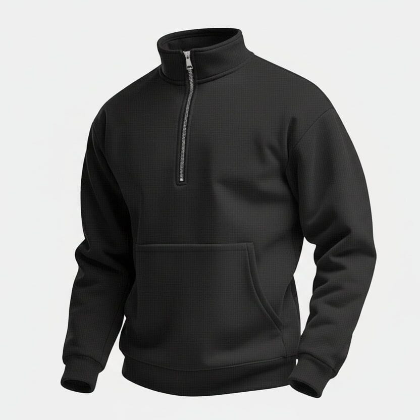 Half Zip Sweater Stiladel Schwarz S 