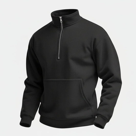 Half Zip Sweater Stiladel Schwarz S 