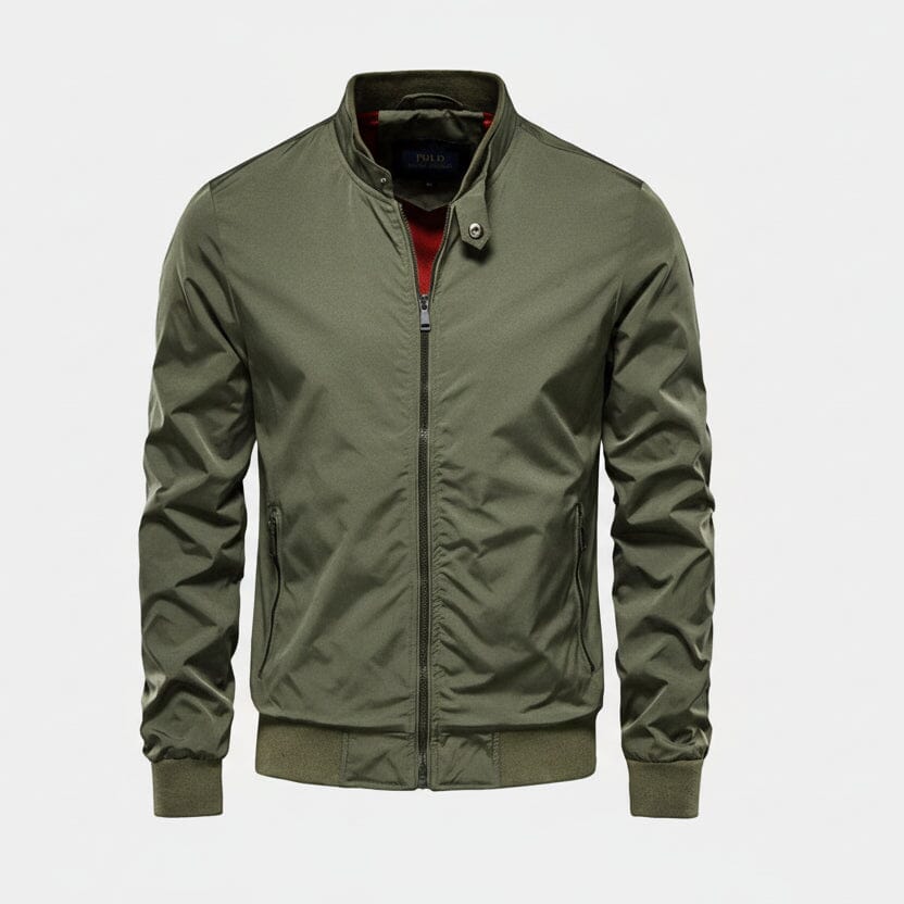 Klassische Bomberjacke Stiladel Khakigrün M 