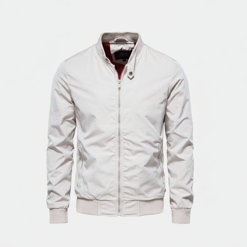 Klassische Bomberjacke Stiladel Weiß M 