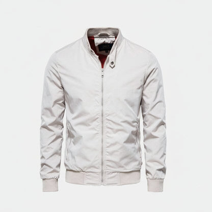 Klassische Bomberjacke Stiladel Weiß M 