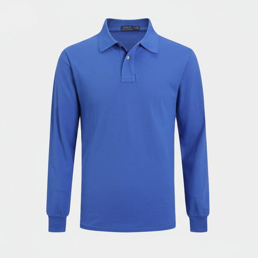 Langes Slim-Fit-Hemd Stiladel Blau S 