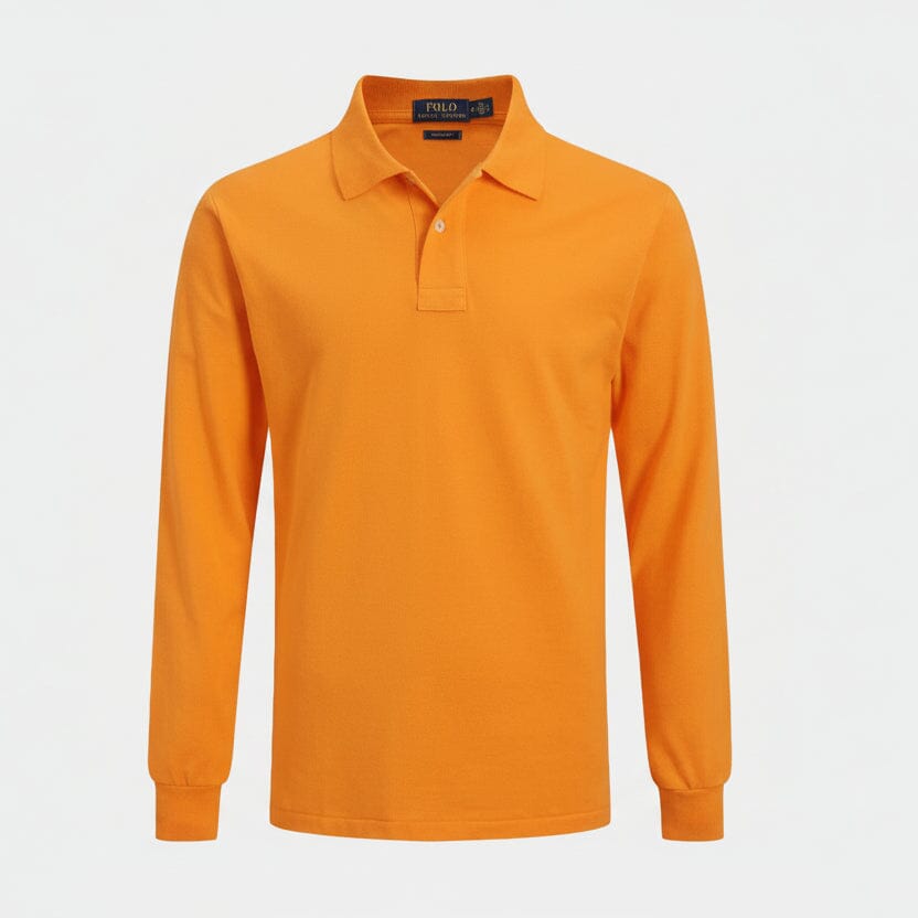 Langes Slim-Fit-Hemd Stiladel Orange S 