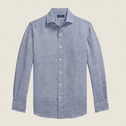 Leinenhemd, maßgeschneiderte Passform Stiladel Royal White S 