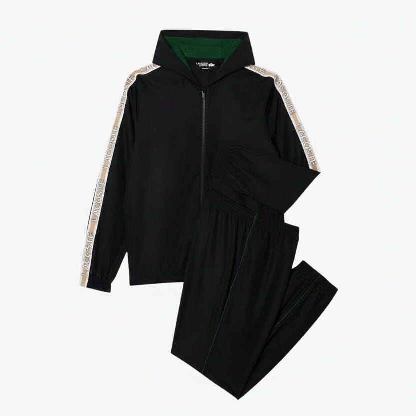 Logo Tennis-Trainingsanzug Stiladel Schwarz S 