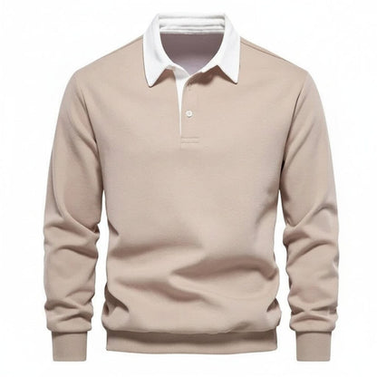 Modern Polo Sweatshirt - Räumungsverkauf Stiladel Beige S 