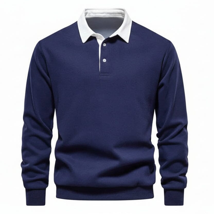 Modern Polo Sweatshirt - Räumungsverkauf Stiladel Blau S 