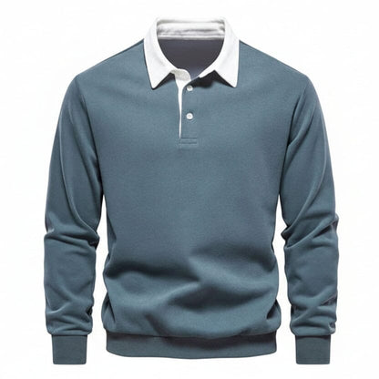 Modern Polo Sweatshirt - Räumungsverkauf Stiladel Hellblau S 