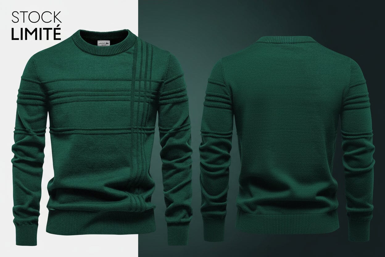 Modern Rundhals-Strick Stiladel 