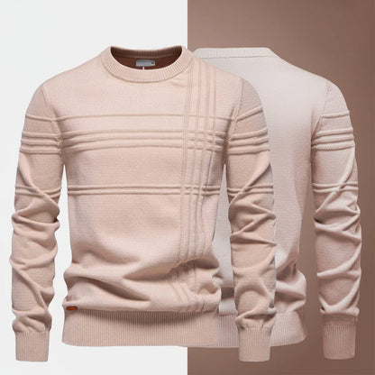 Modern Rundhals-Strick Stiladel 