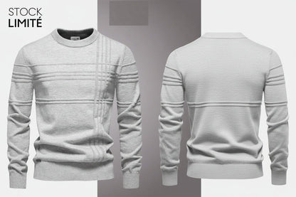 Modern Rundhals-Strick Stiladel 