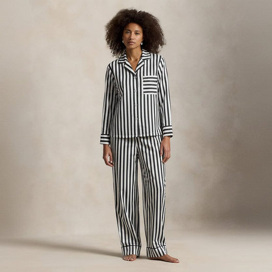 Polo Bear Baumwollsatin-Pyjama-Set Stiladel 