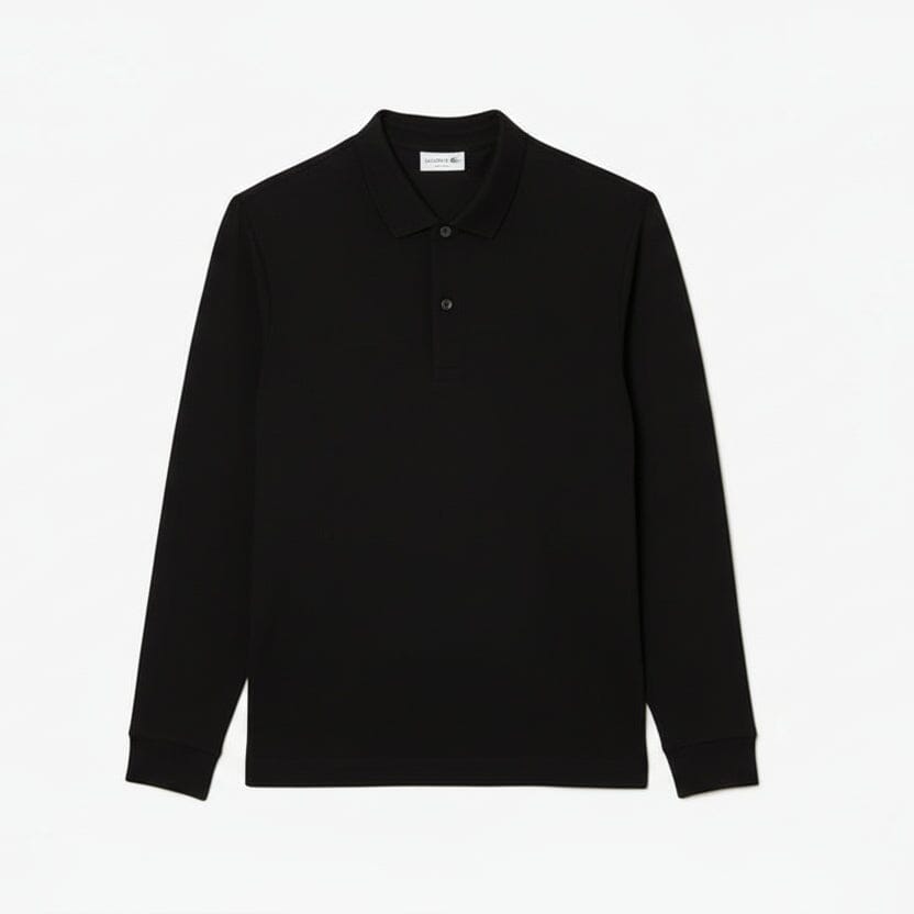 Regular Fit Paris Stretch-Piqué-Poloshirt Stiladel Schwarz S 