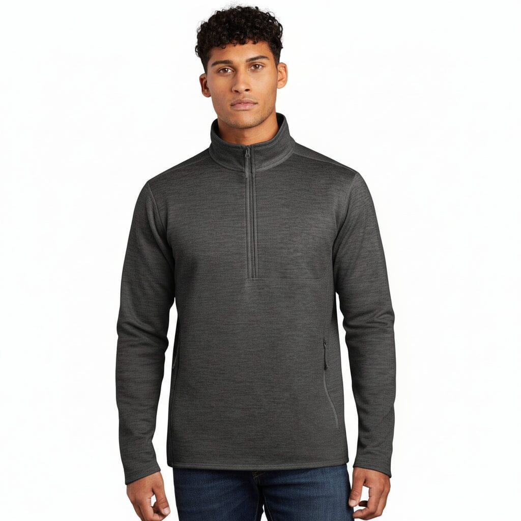 Skyline 1/2-Zip Fleece Stiladel Dunkelgrau meliert S 